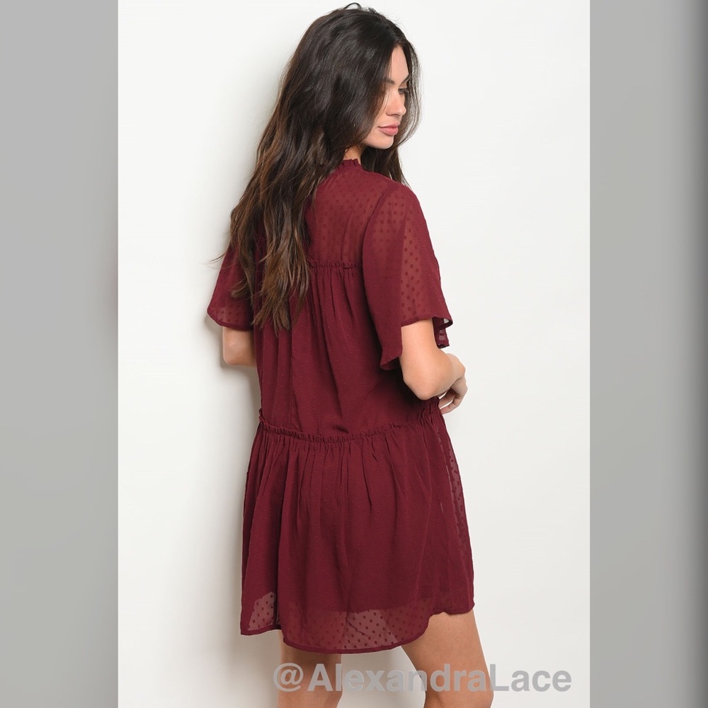 LAST 1 🍂Wine Dress🍂 - Picture 2 of 2